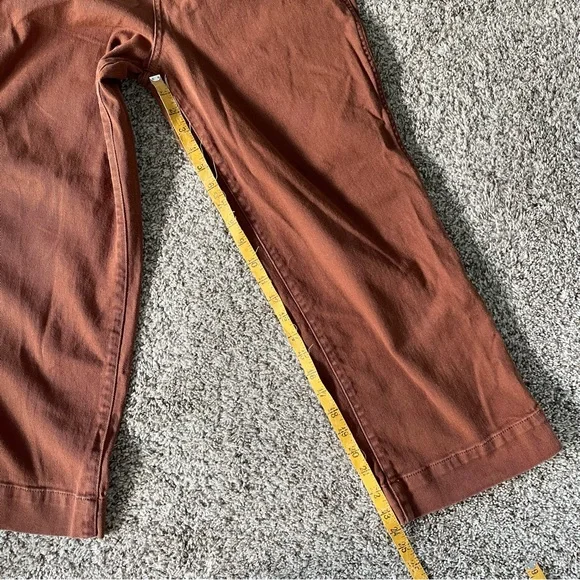 Quince Rust Crop Straight leg pants size 30 - Picture 11 of 11